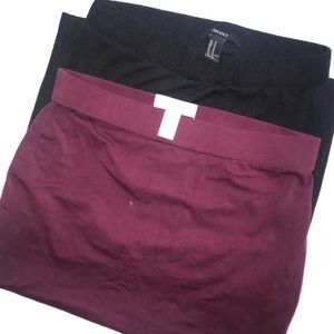 TWO Forever 21 Pencil Skirts
